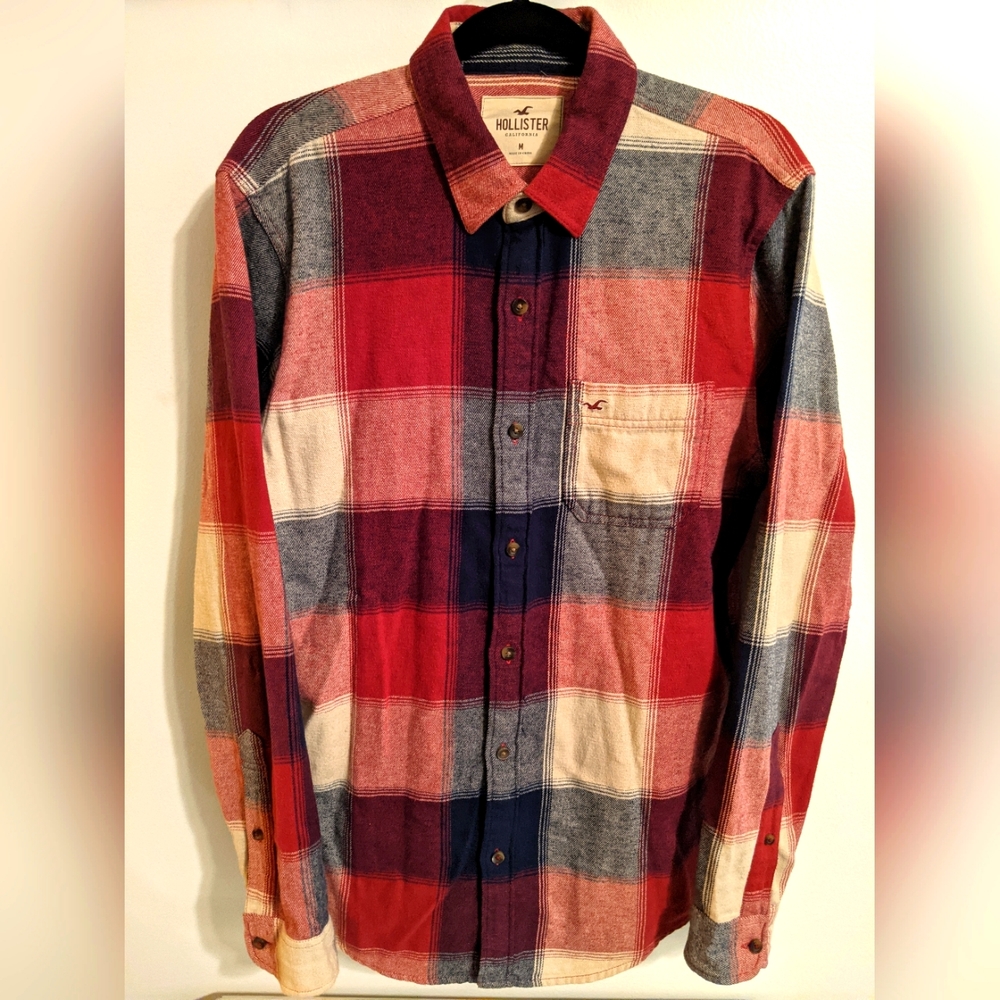 Hollister Plaid Flannel Button Down